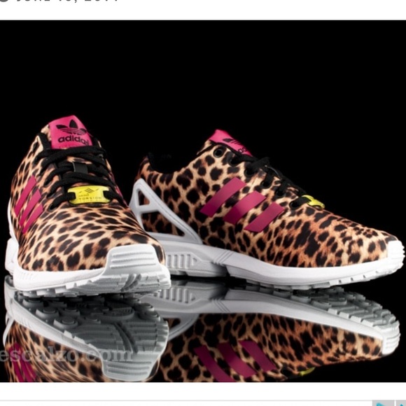 adidas zx flux leopard